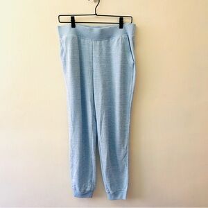 Haven Well Within light blue pull on soft lounge jogger pants size small